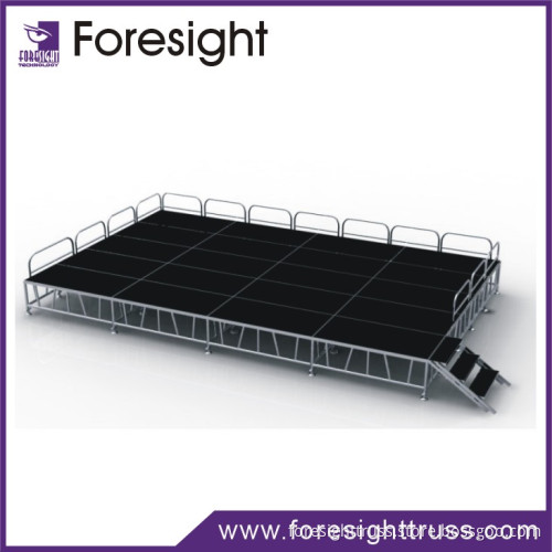 4x8 aluminum adjustable decent stage,aluminium stage frame,large entertainment stage